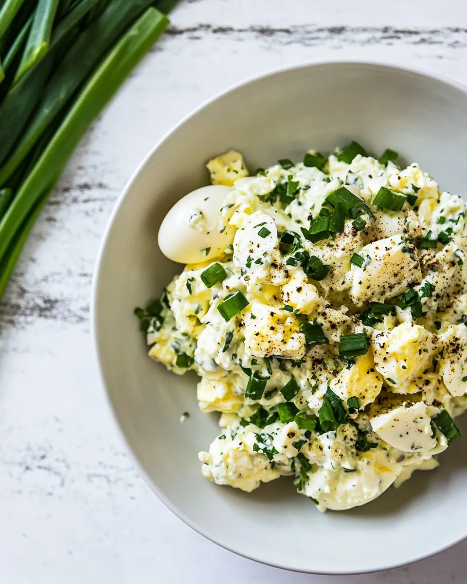 Delicious High Protein Egg Salad (Low Calorie, Lower Fat) shot