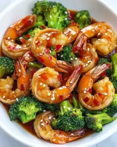 Easy Hoisin Shrimp with Broccoli recipe photo