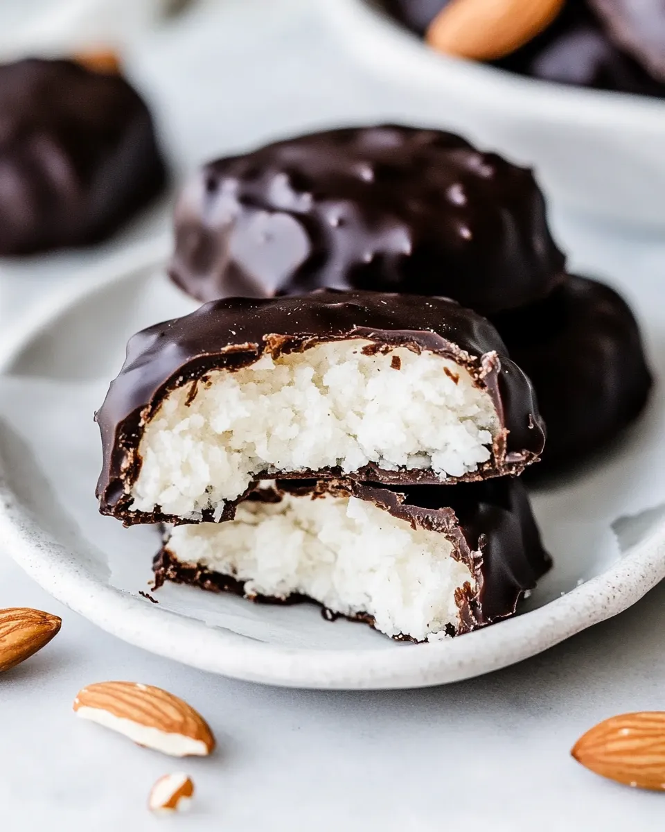 Homemade Almond Joys photo