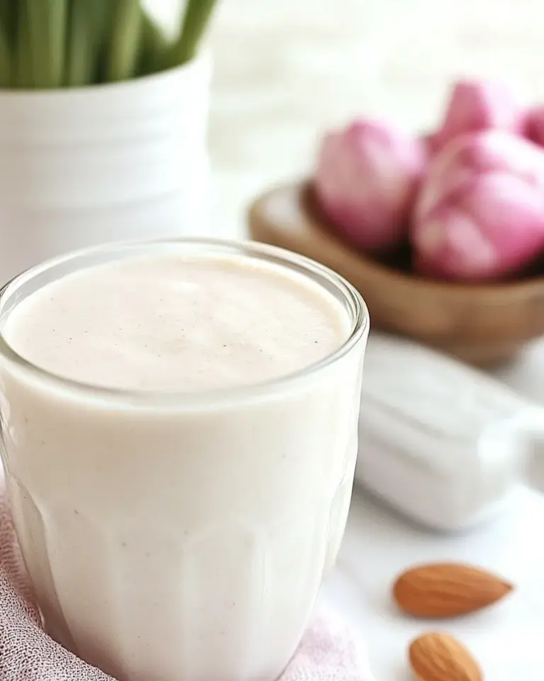Easy Homemade Almond Milk photo
