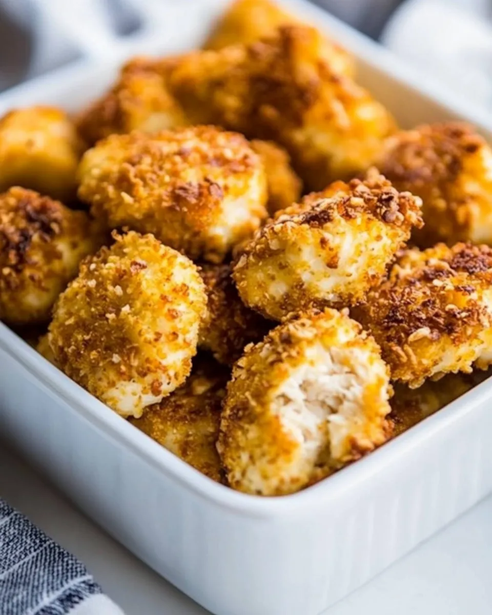 Savory Homemade Baked Chicken Nuggets Recipe shot