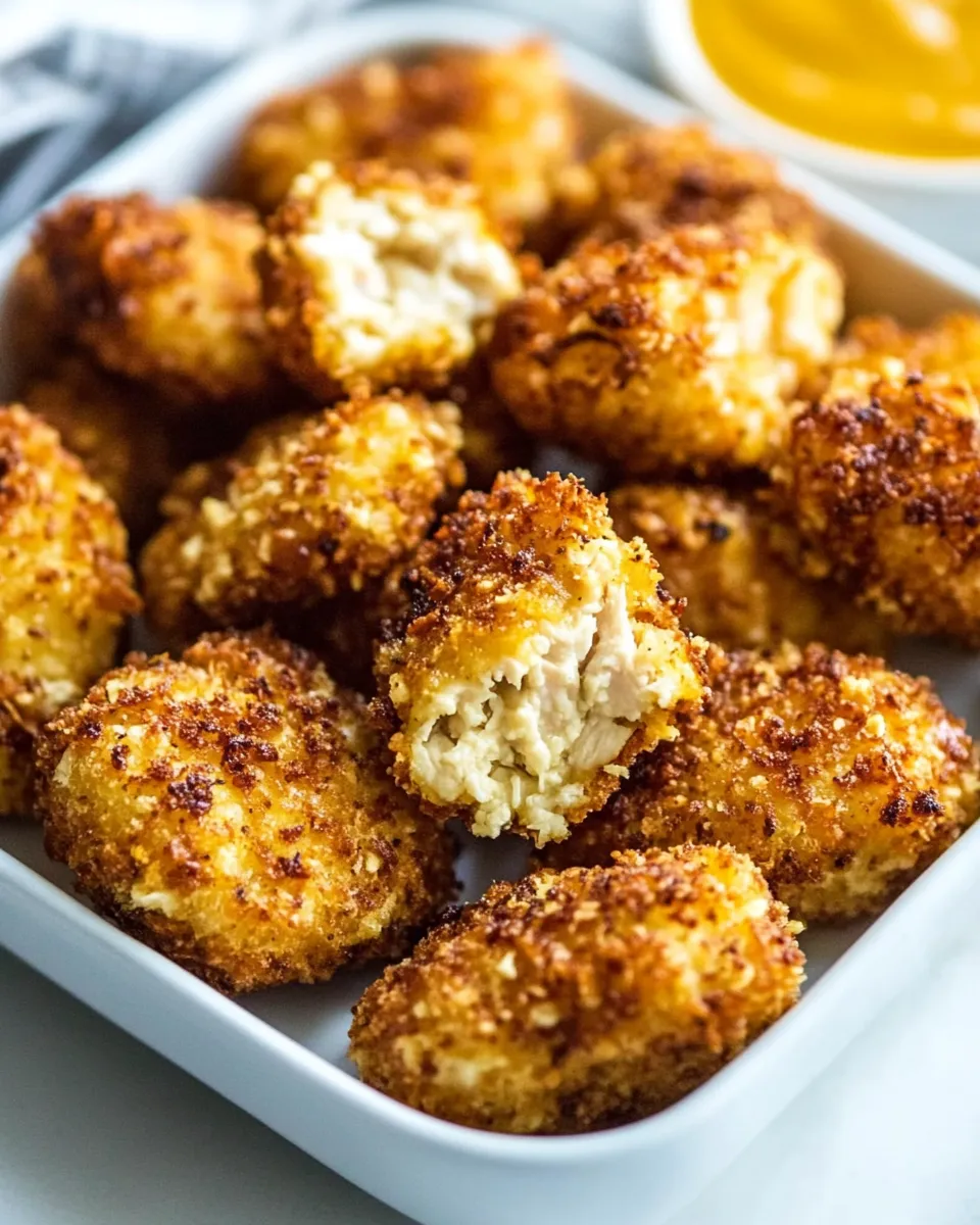 Healthy Homemade Baked Chicken Nuggets Recipe food shot