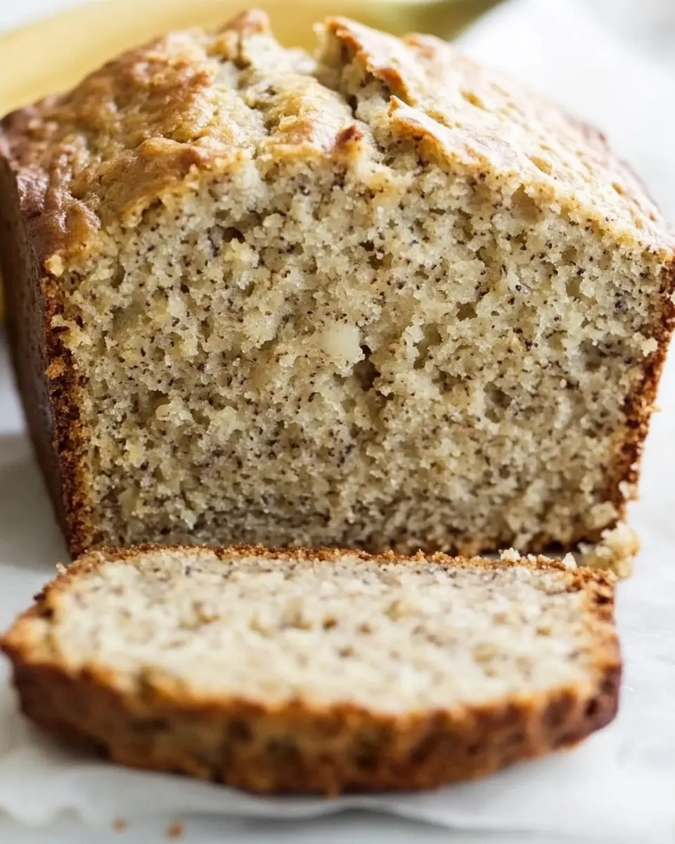 Quick Homemade Banana Bread Recipe recipe image