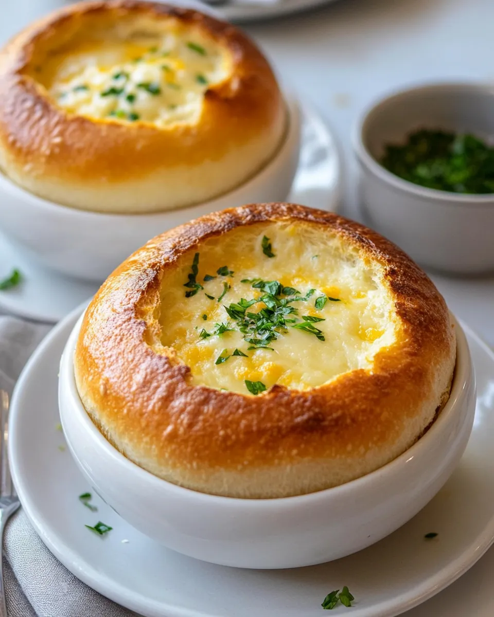 Delicious Homemade Bread Bowls recipe photo