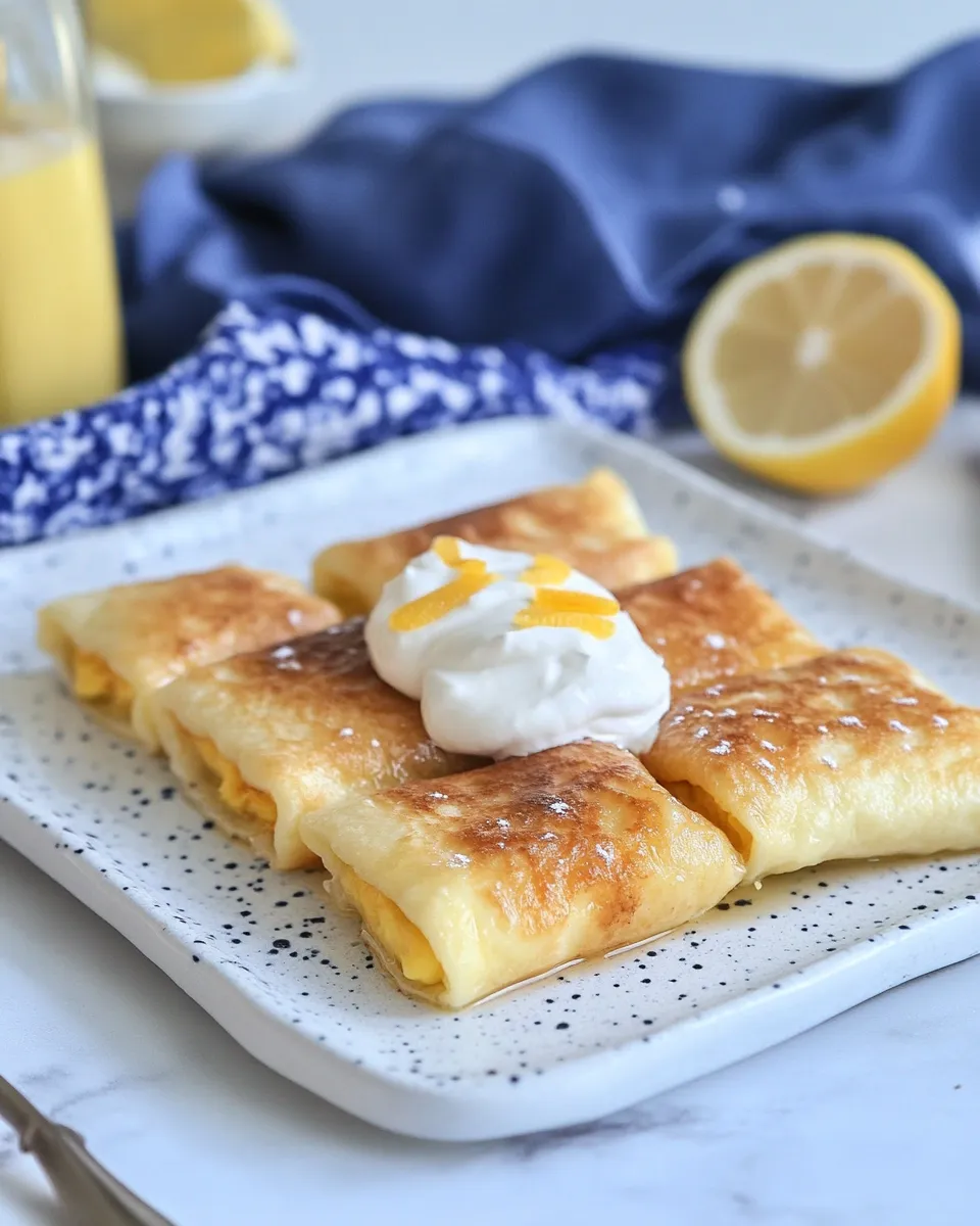 Easy Homemade Cheese Blintzes shot