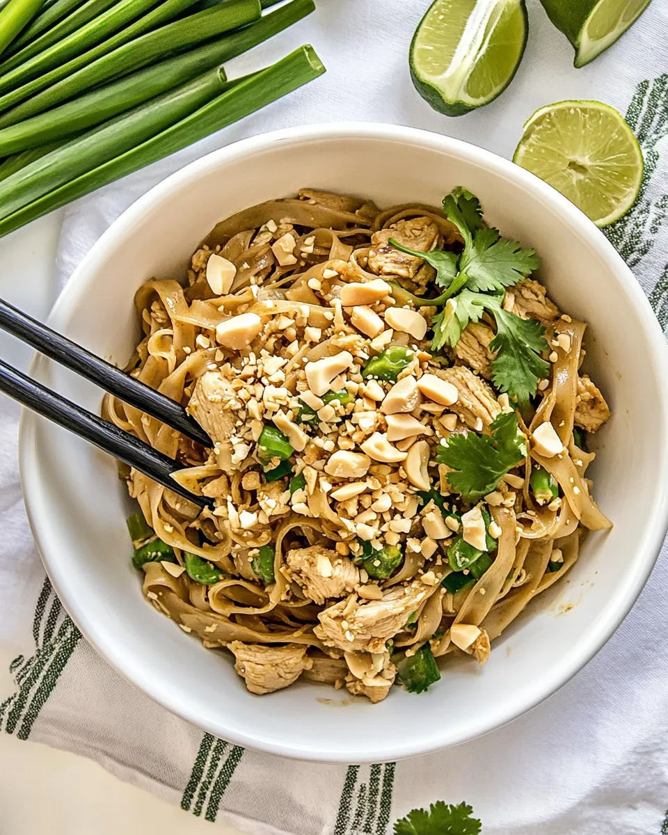 Easy Homemade Chicken Pad Thai recipe photo