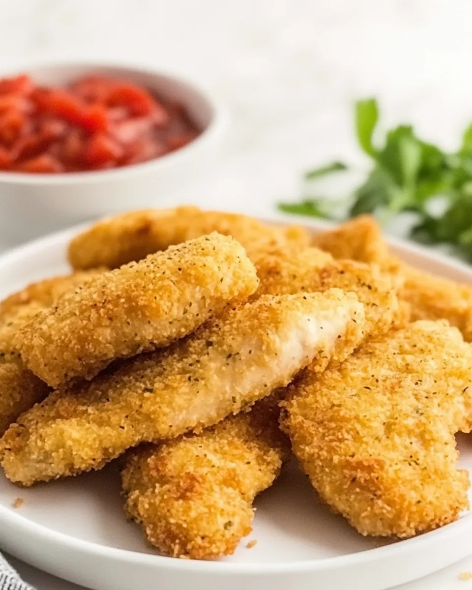 Quick Homemade Chicken Tenders dish photo