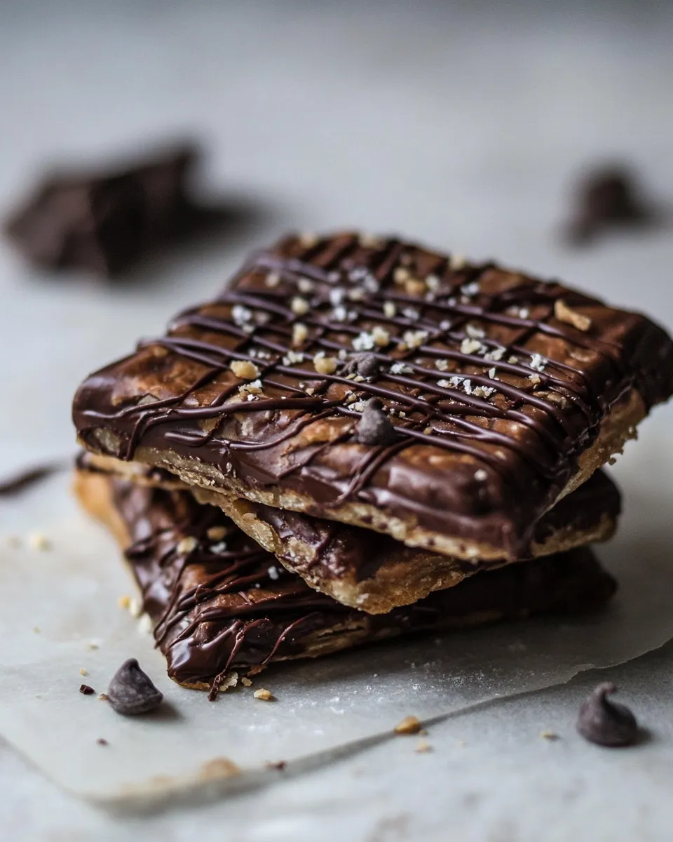 Tasty Homemade Chocolate Peanut Butter Fudge Pop-Tarts. picture
