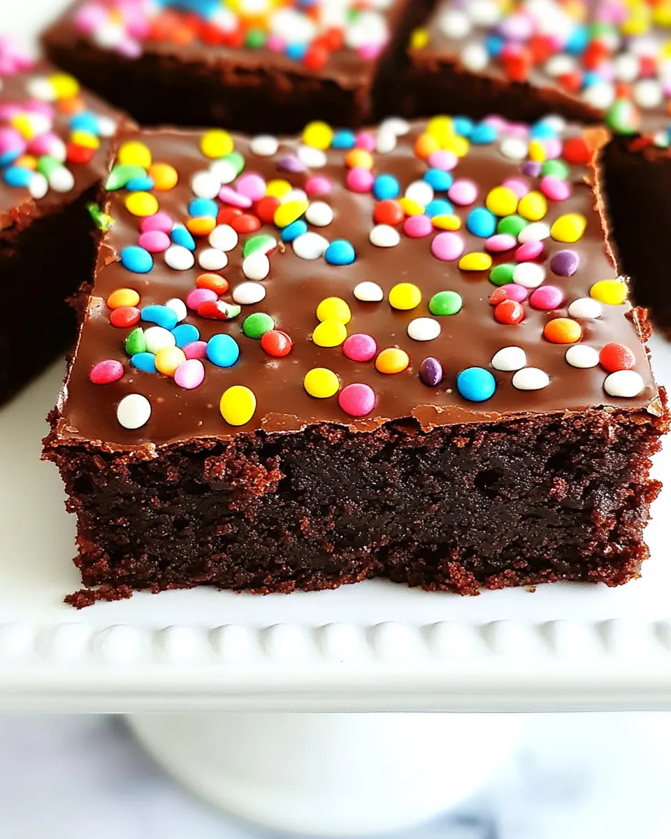 Homemade Cosmic Brownies photo