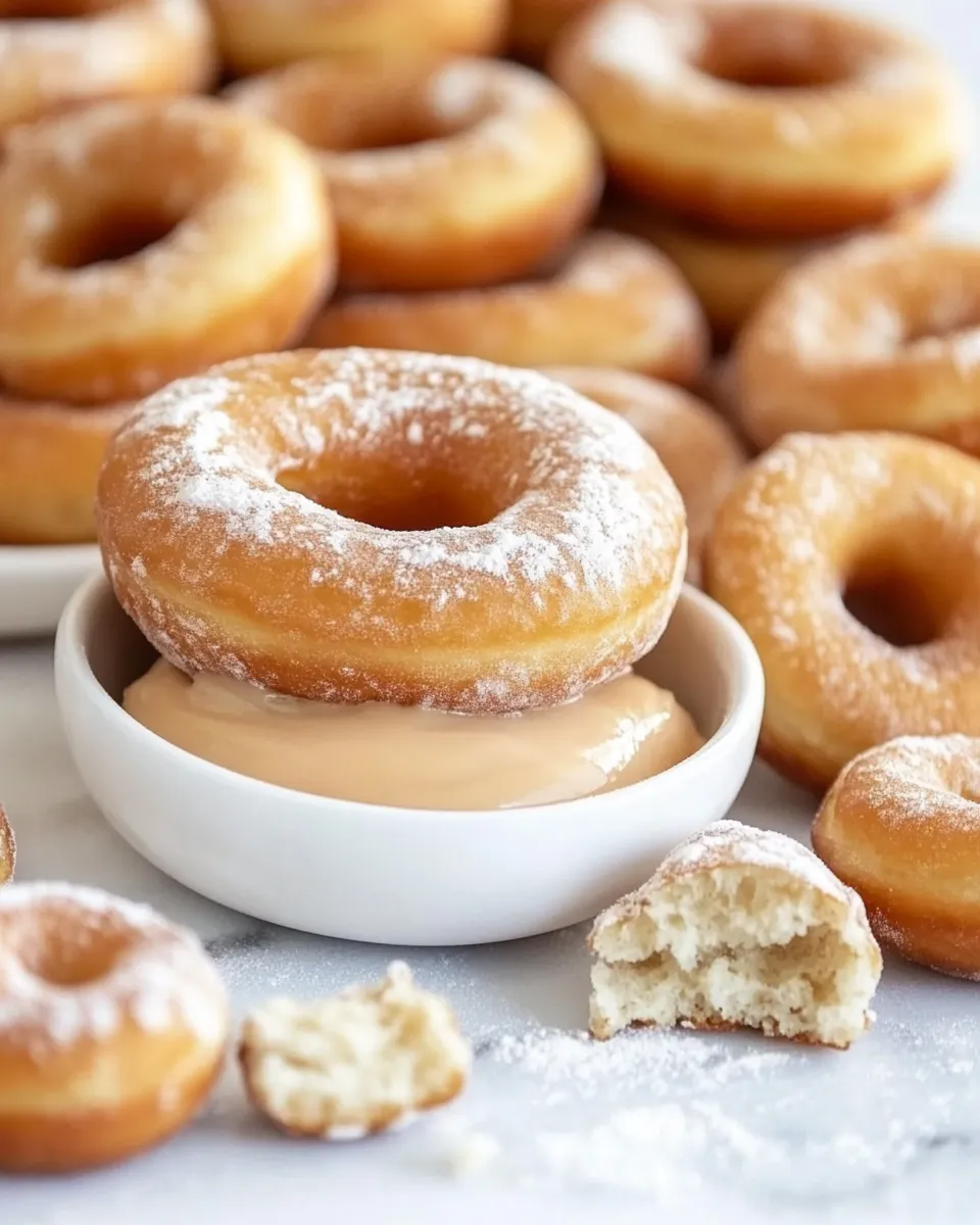 Classic Homemade Doughnuts shot