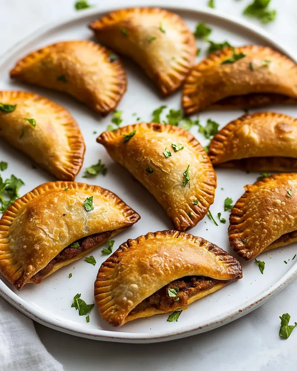 Savory Homemade Empanadas shot
