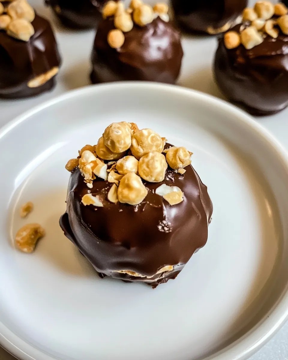Easy Homemade Ferrero Rocher shot