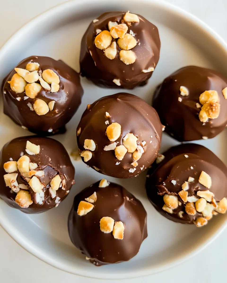 Quick Homemade Ferrero Rocher food shot