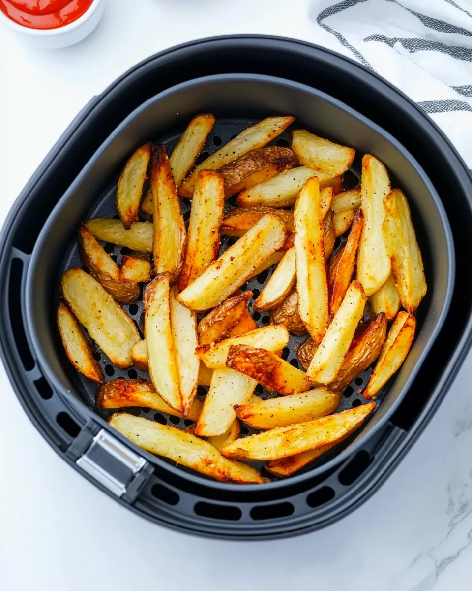 Easy Homemade French Fries In Air Fryer photo