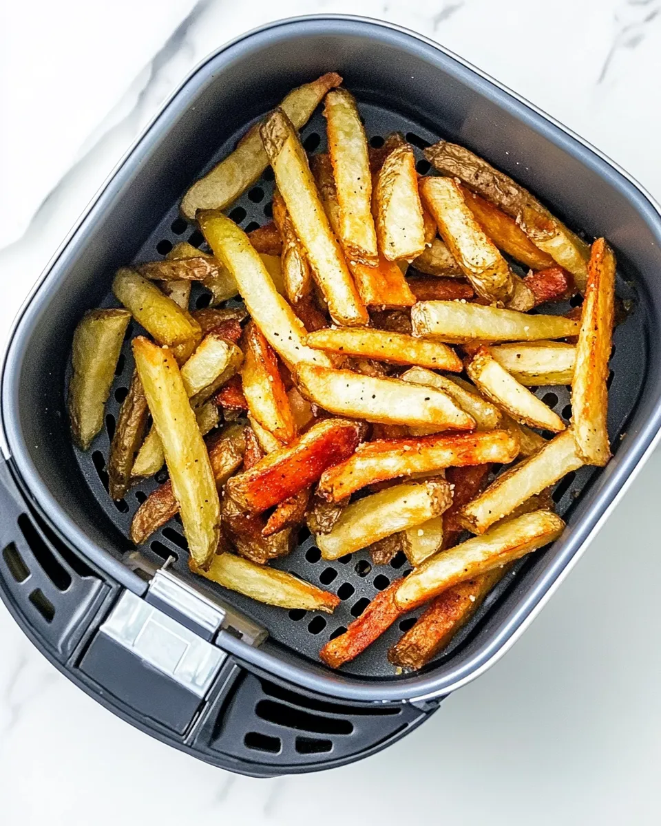 Healthy Homemade French Fries In Air Fryer recipe photo