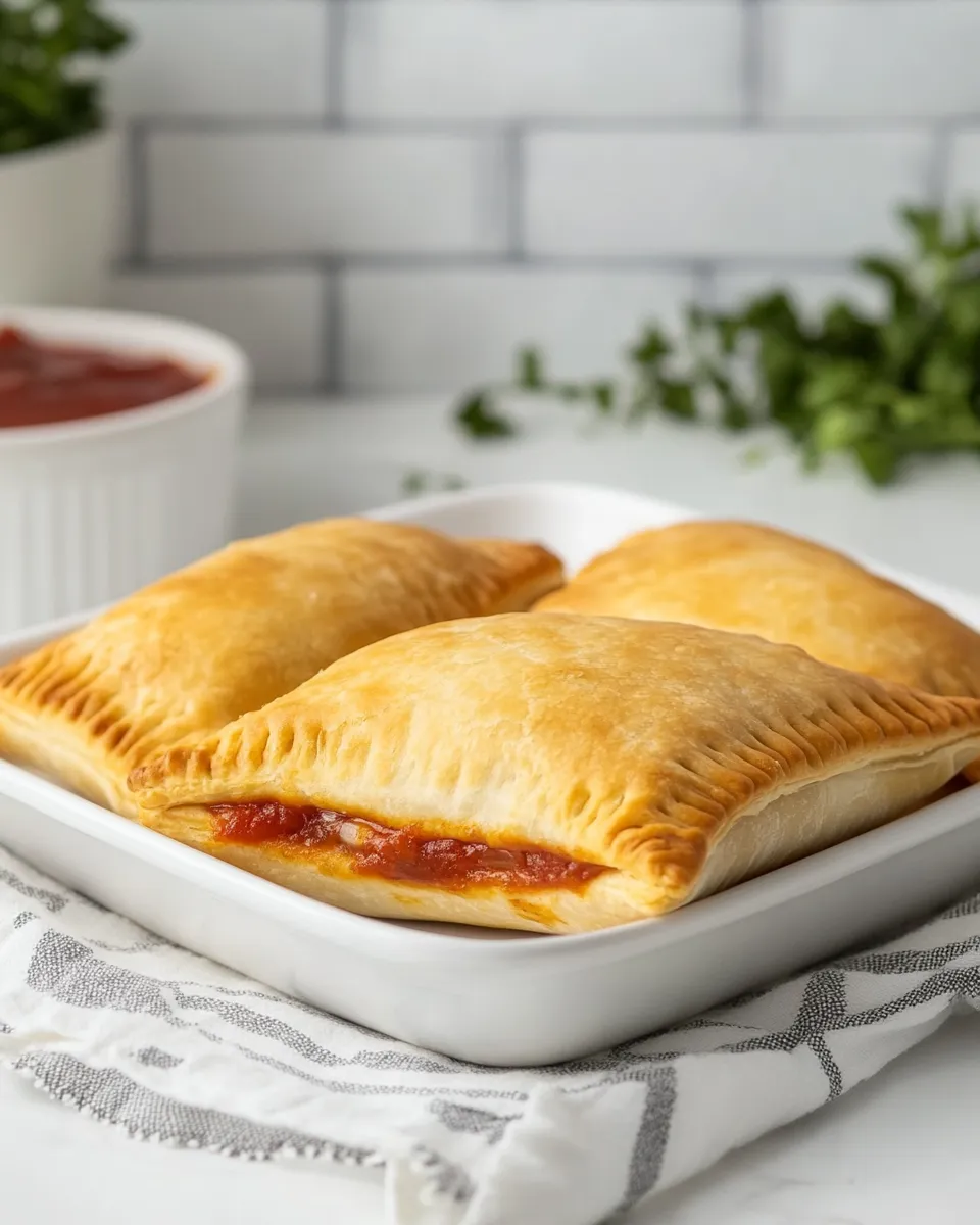 Quick Homemade Hot Pockets food shot