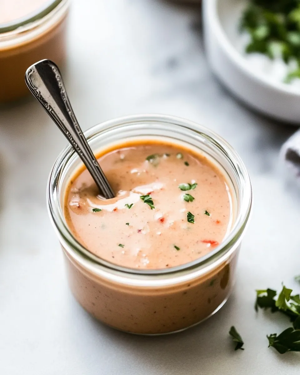 Classic Homemade Mississippi Comeback Sauce Recipe food shot
