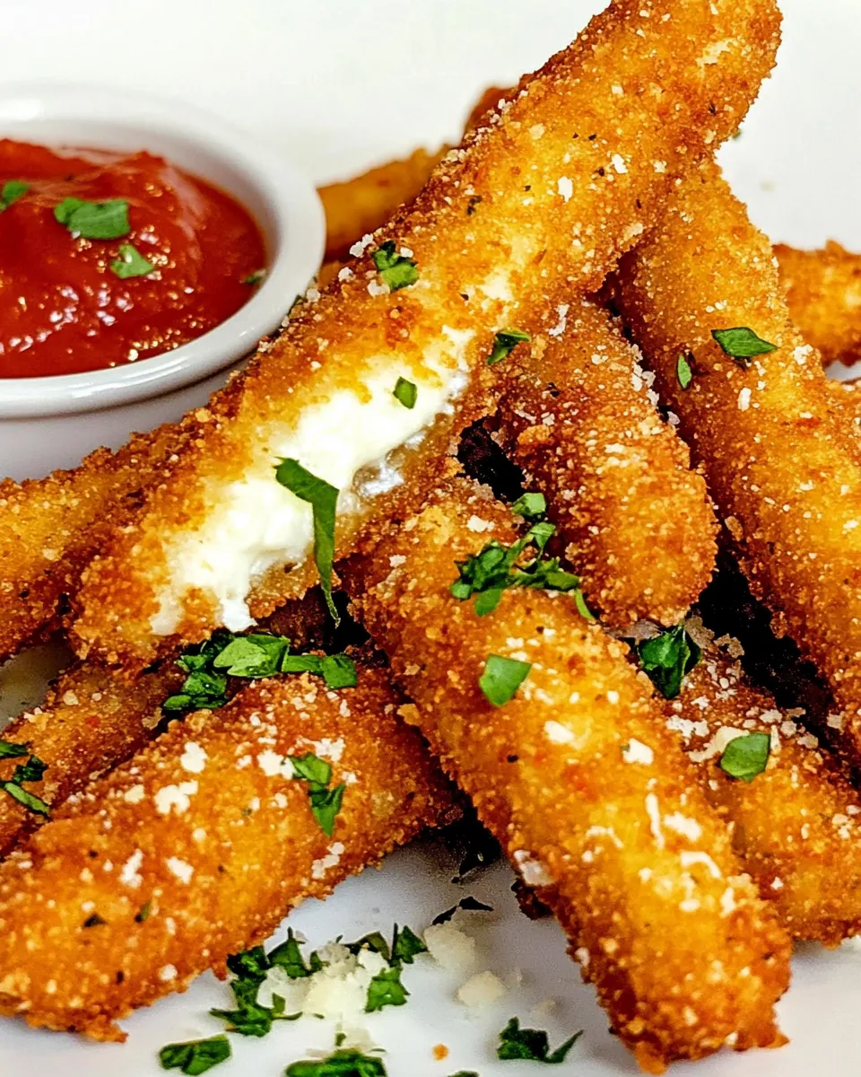 Classic Homemade Mozzarella Cheese Sticks recipe photo
