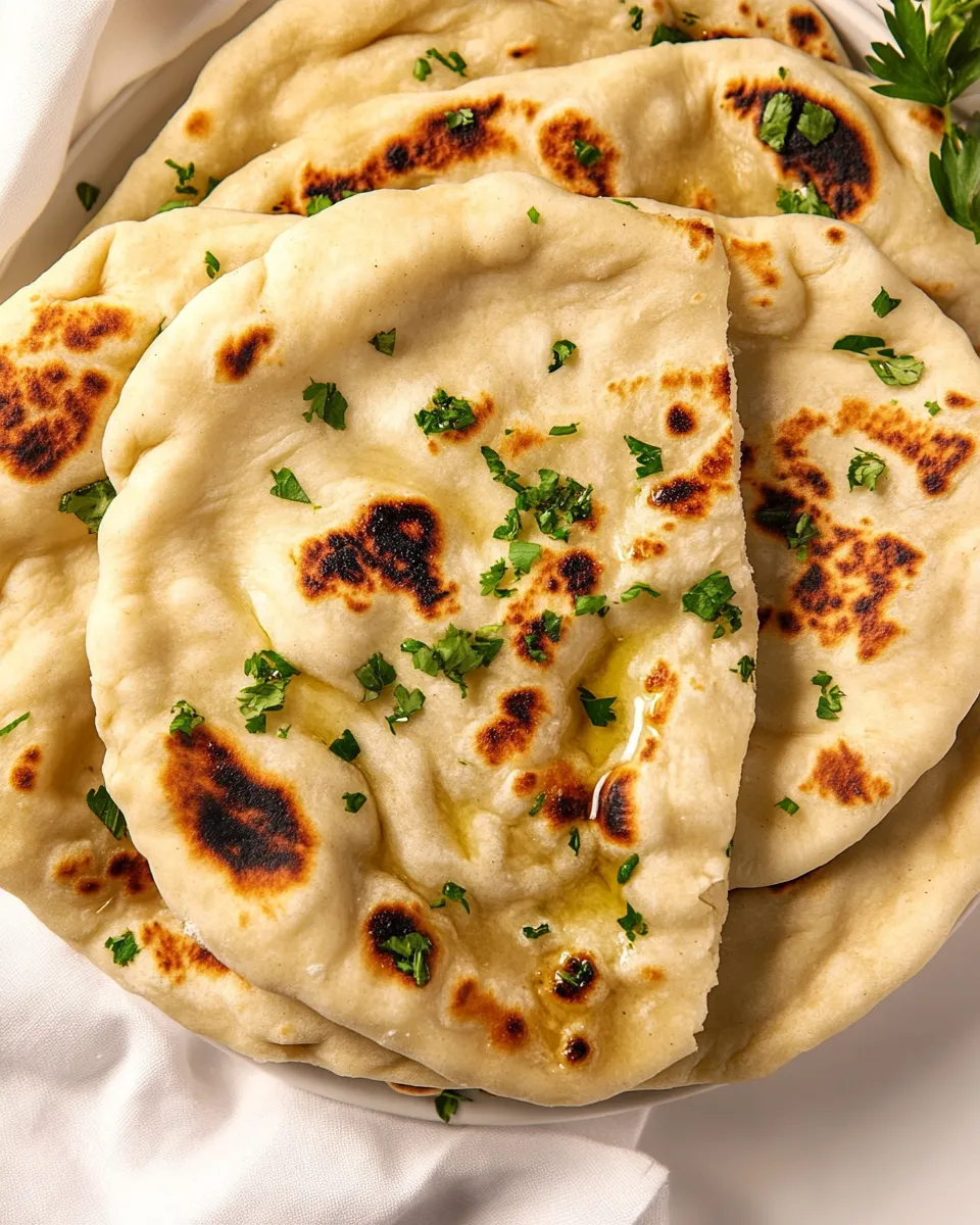 Classic Homemade Naan Bread recipe photo