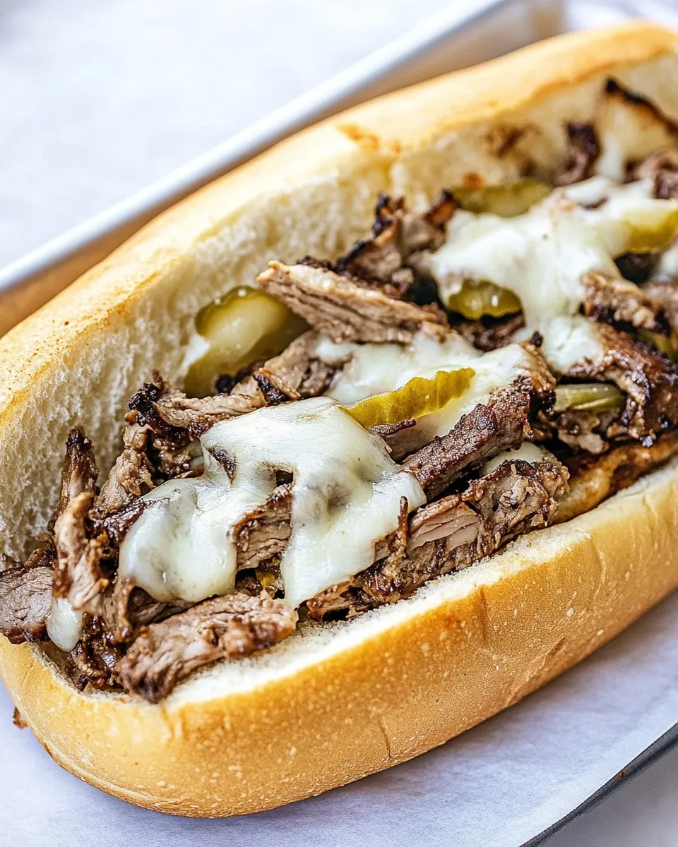 Homemade Homemade Philly Cheesesteak (Juicy, Cheesy, and Easy to Make) dish image