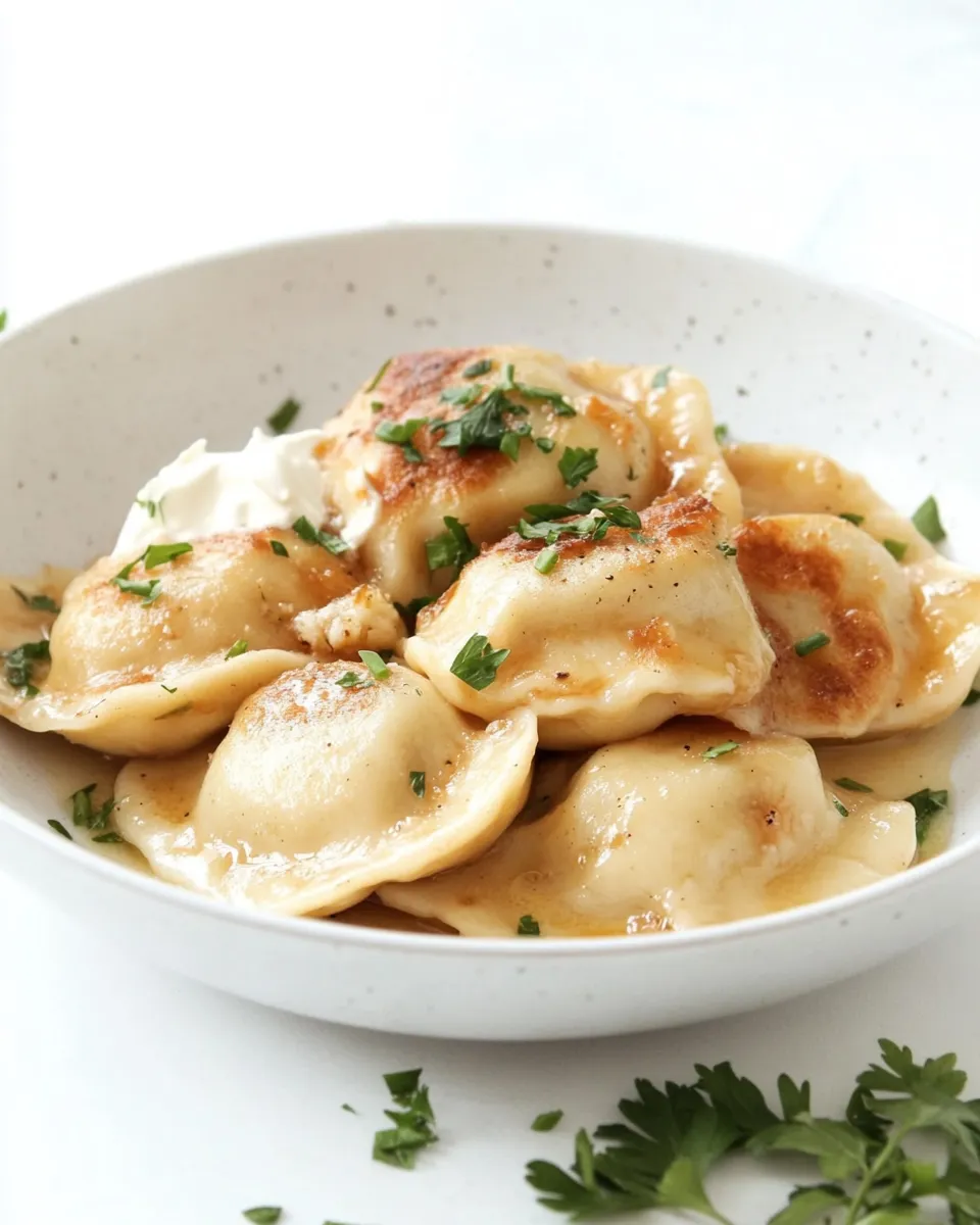 Quick Homemade Pierogi Recipe shot