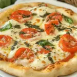 Easy Homemade Pizza Margherita photo