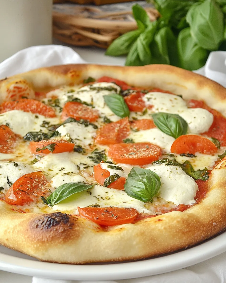 Classic Homemade Pizza Margherita image