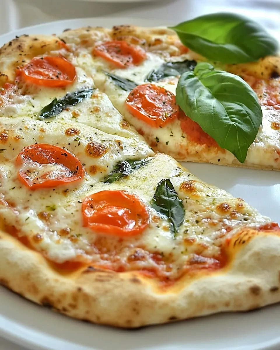 Delicious Homemade Pizza Margherita recipe photo