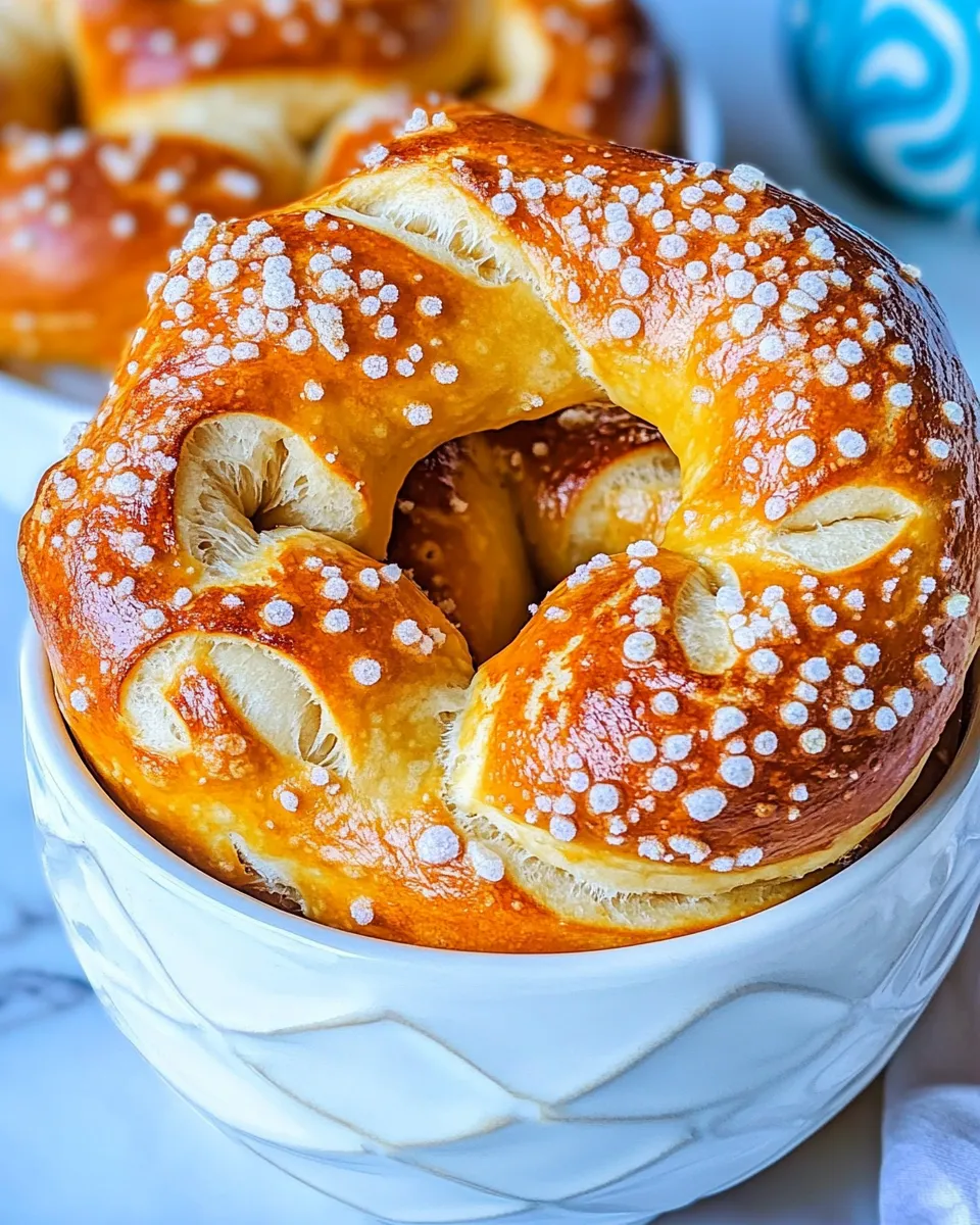 Delicious Homemade Pretzels recipe photo