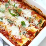 Homemade Spinach Manicotti photo