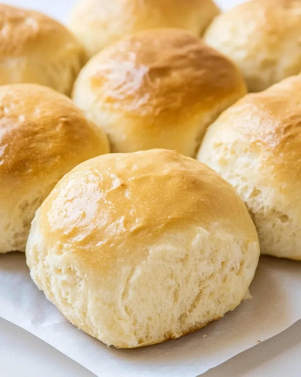 Classic Homemade Super Soft Dinner Rolls image
