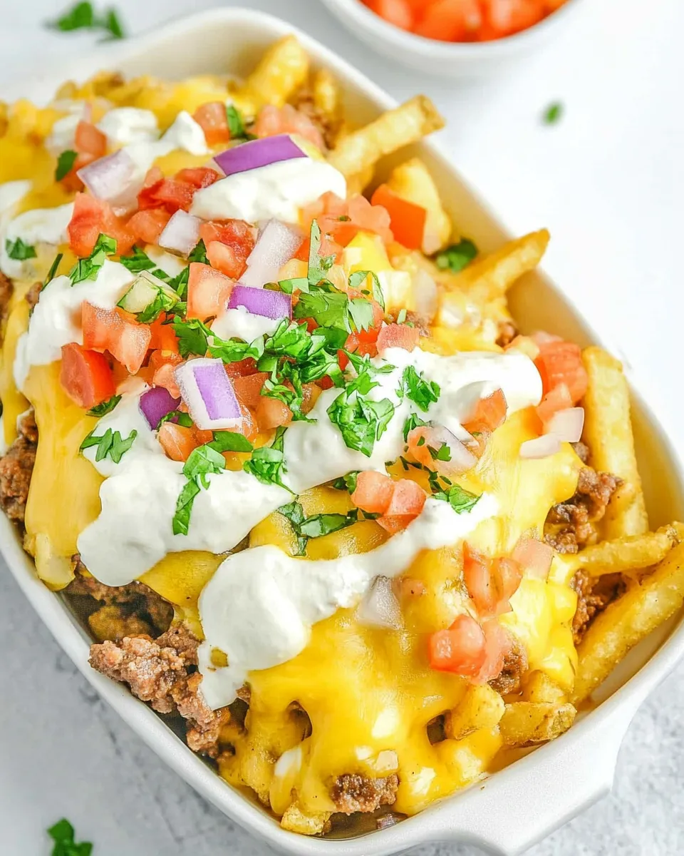 Homemade Taco Bell Nacho Fries BellGrande recipe photo