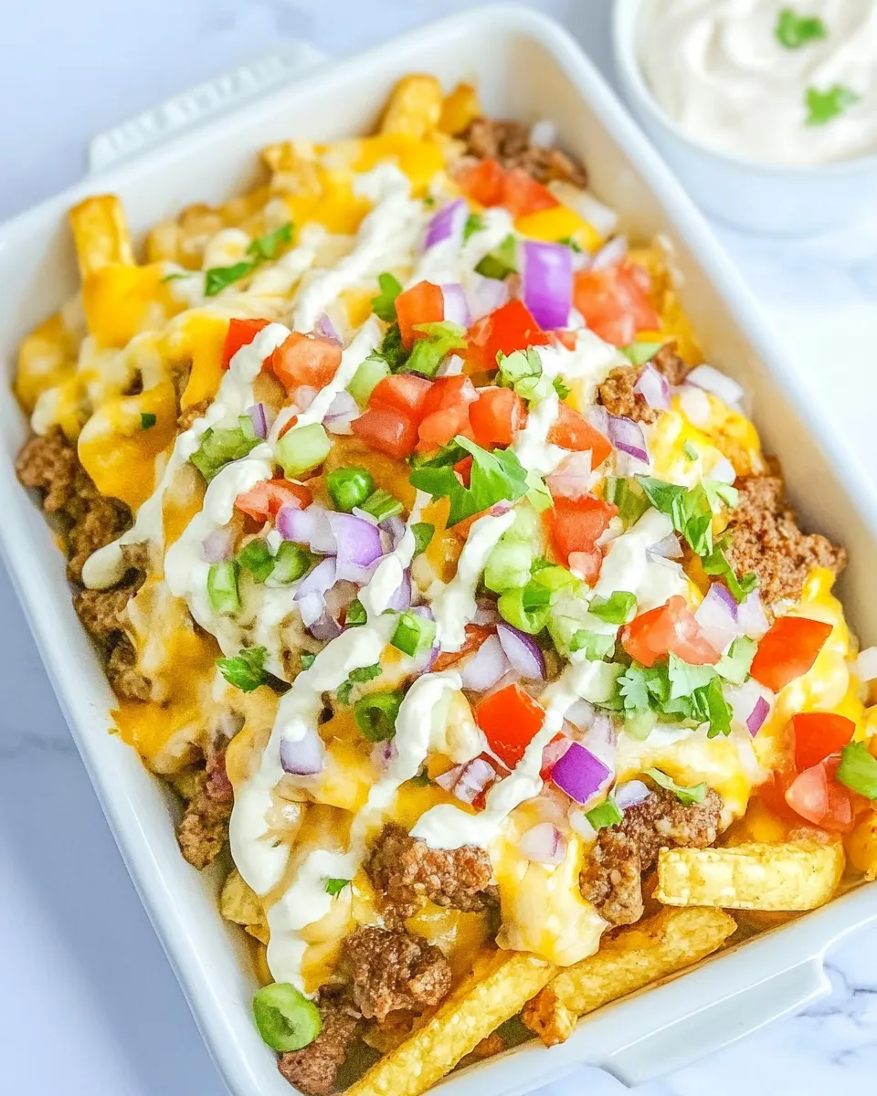 Simple Homemade Taco Bell Nacho Fries BellGrande shot