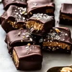 Tasty Homemade Vegan Snickers. recipe photo