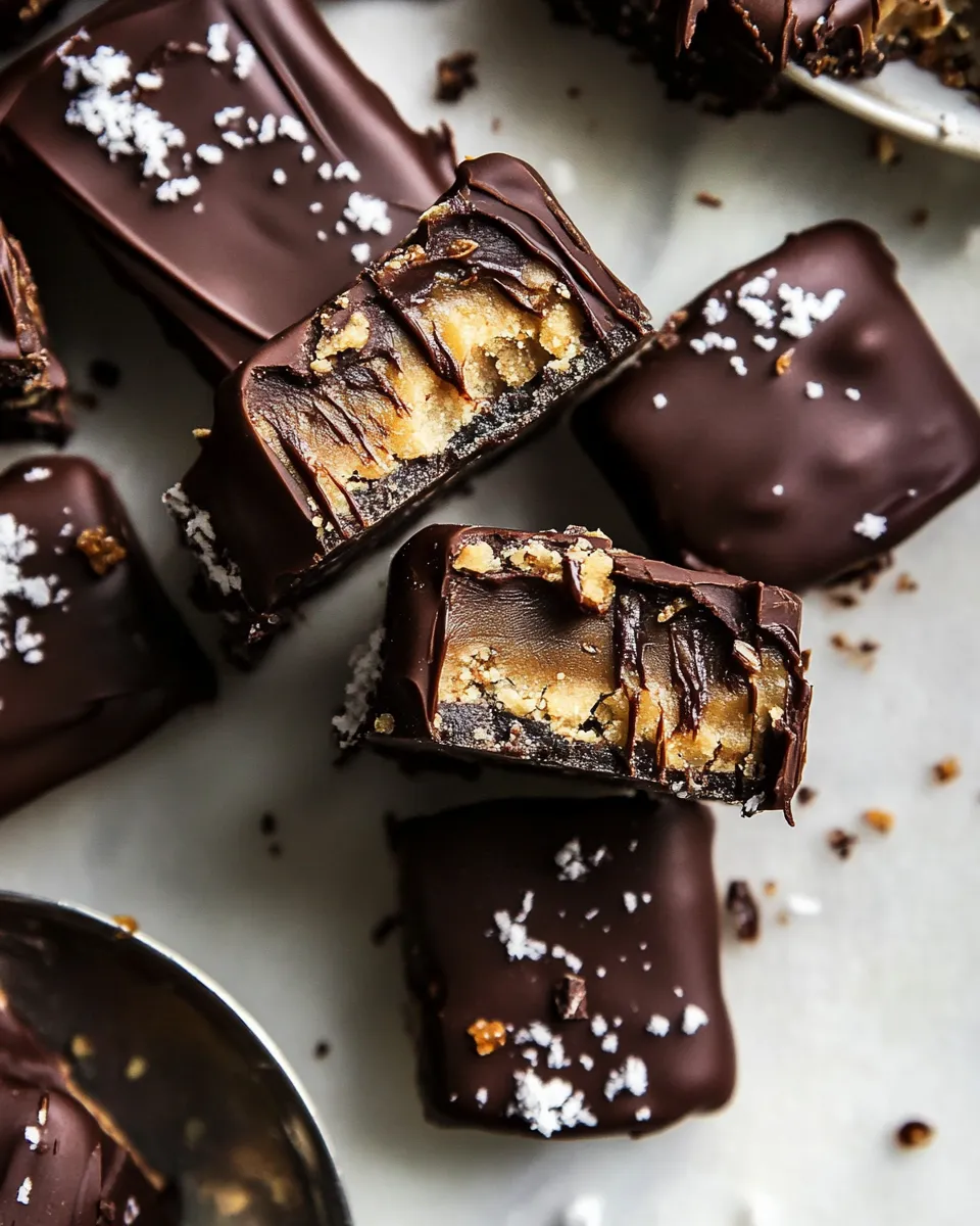 Simple Homemade Vegan Snickers. picture