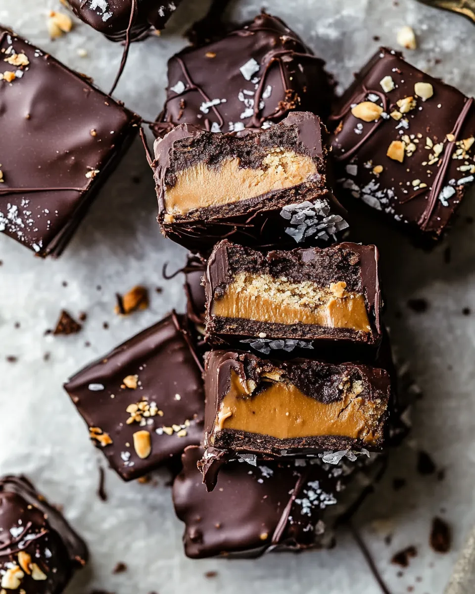 Healthy Homemade Vegan Snickers. dish image