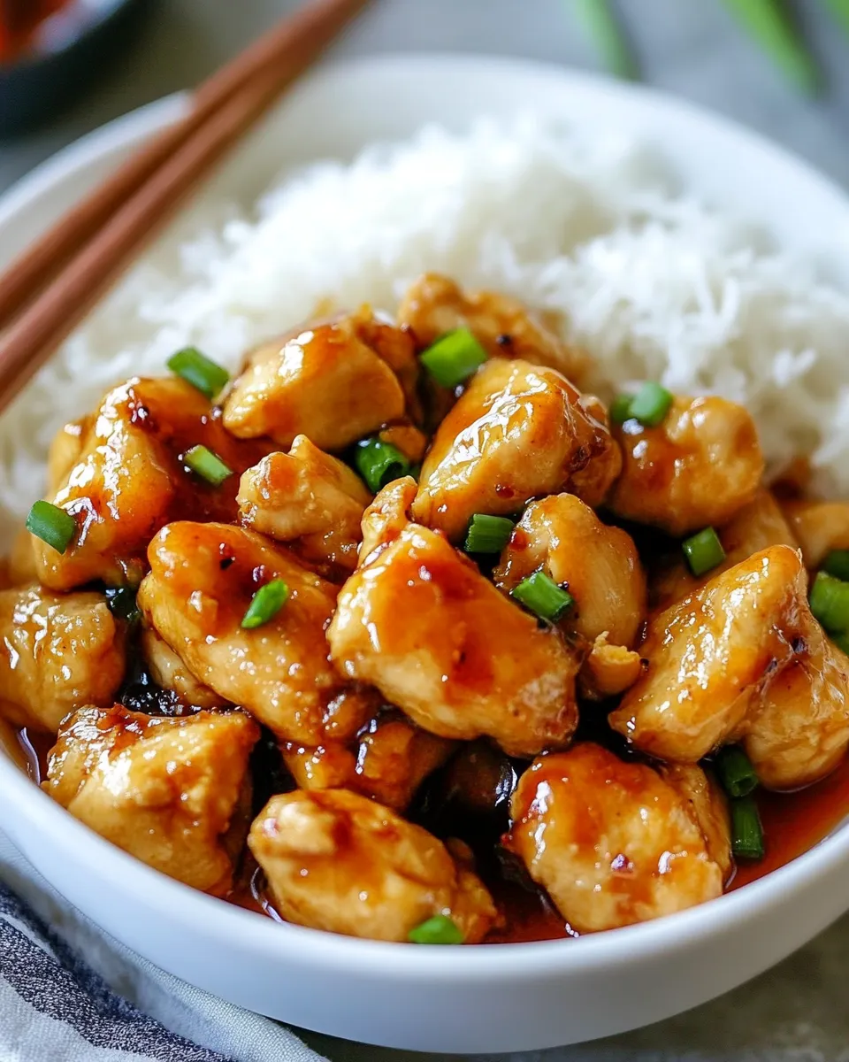 Quick Honey Chicken dish photo