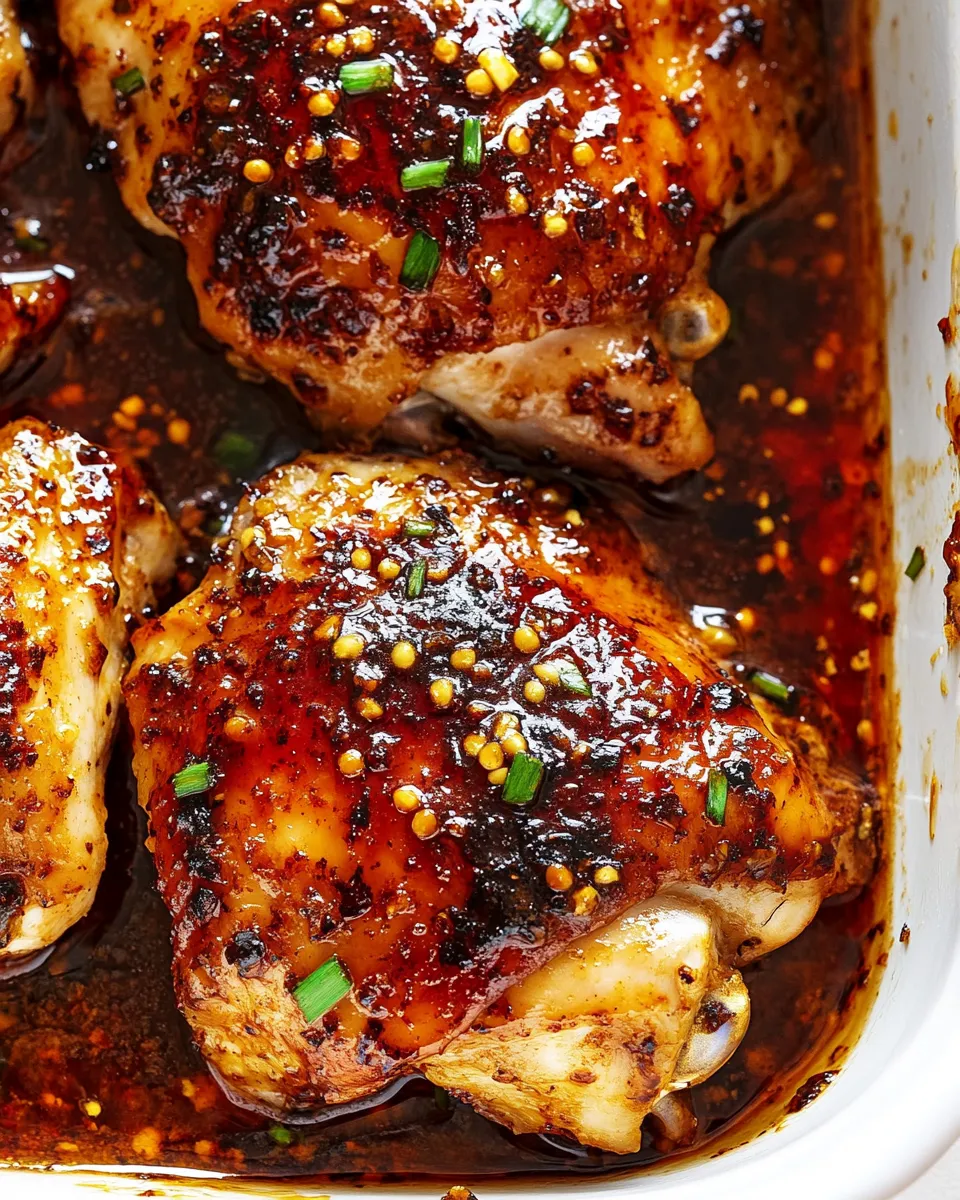 Easy Honey Garlic Chicken Thighs photo