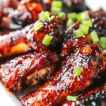 Homemade Honey Garlic Chicken Wings photo