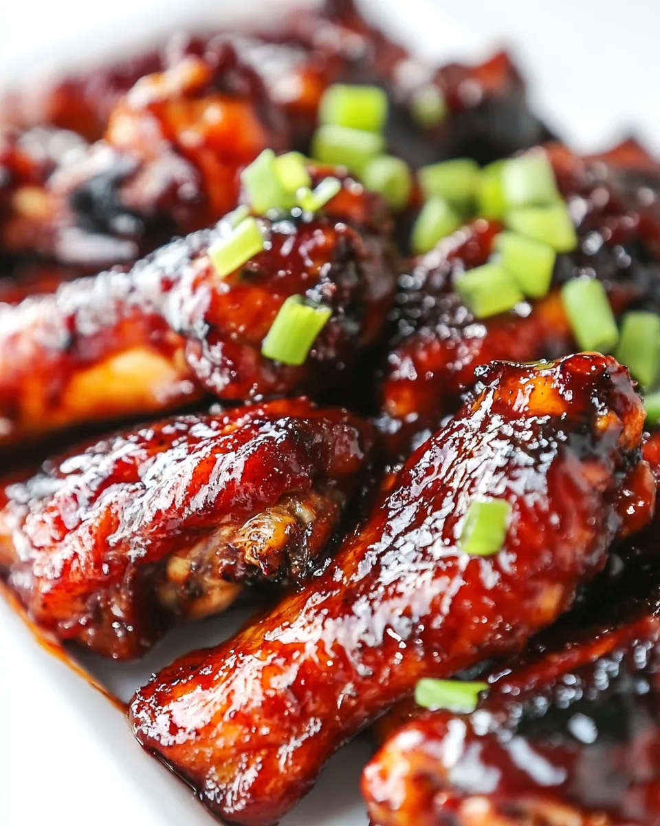 Homemade Honey Garlic Chicken Wings photo
