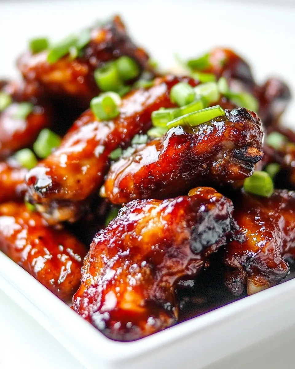 Easy Honey Garlic Chicken Wings recipe photo