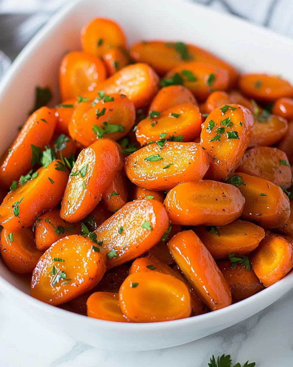 Savory Honey Glazed Carrots Recipe dish photo