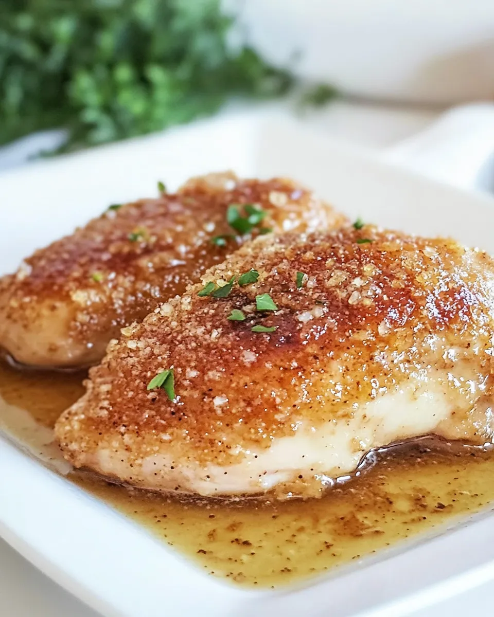Delicious Honey Glazed Chicken shot