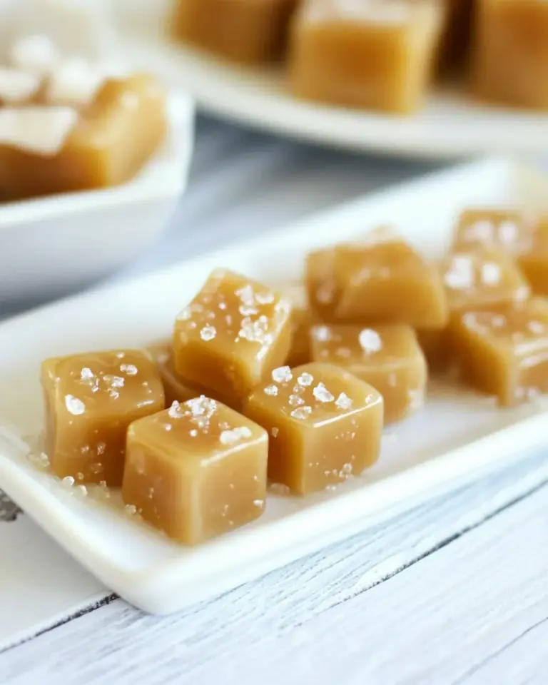 Homemade Honey Salted Caramels photo