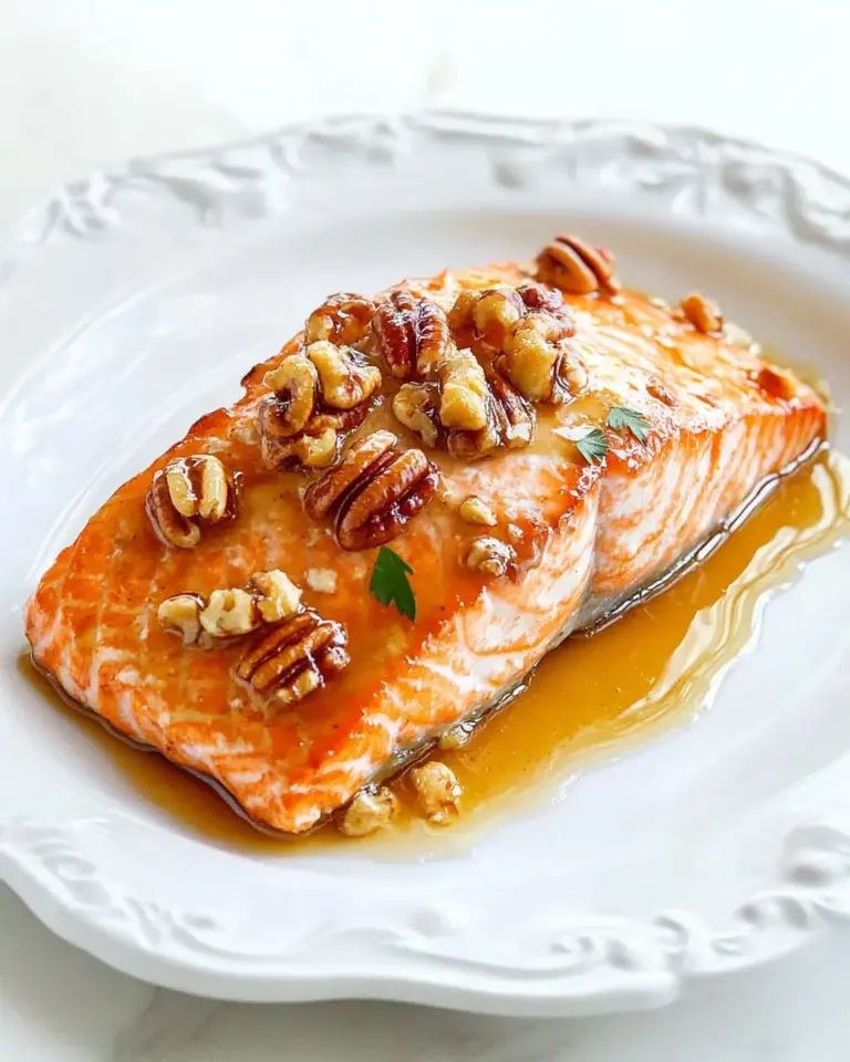 Homemade Honey and Pecan-Glazed Salmon photo