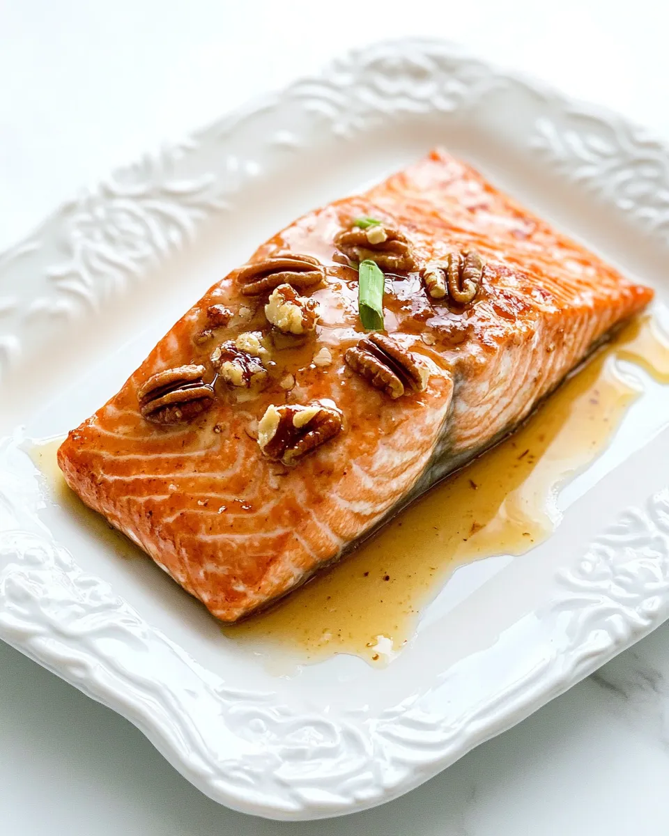 Delicious Honey and Pecan-Glazed Salmon image