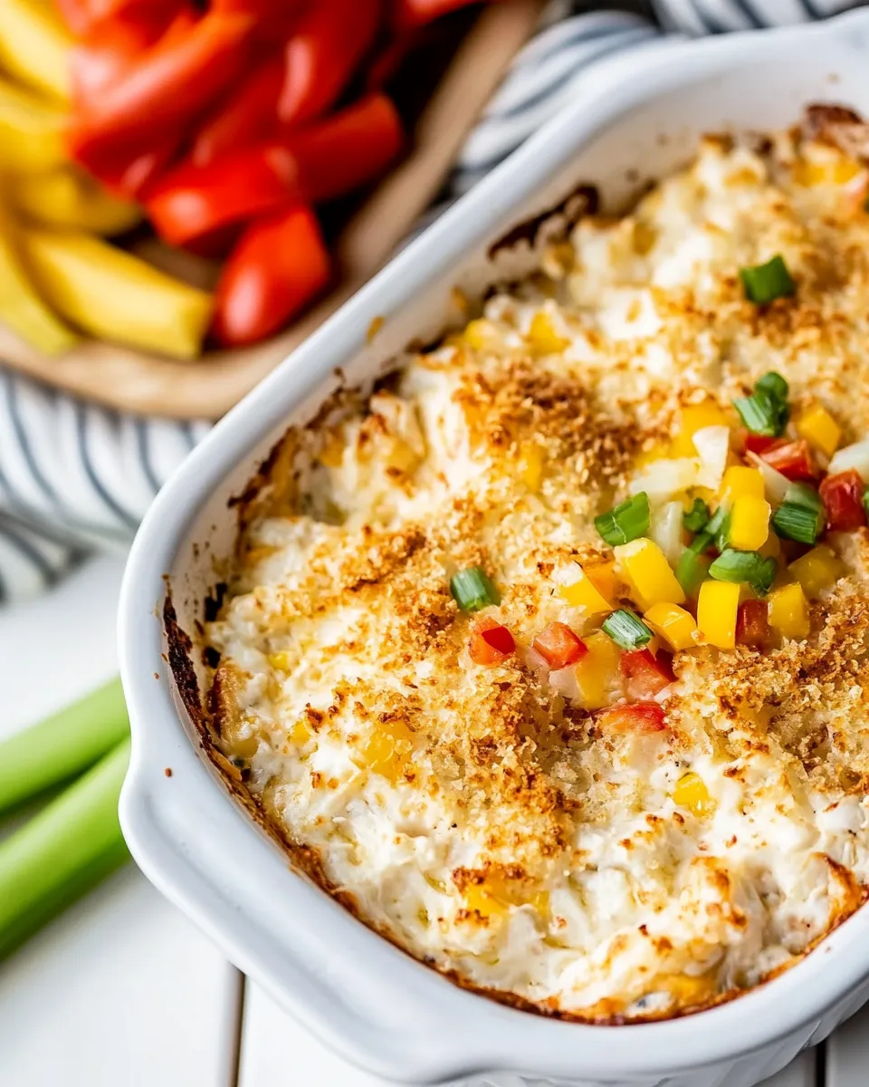 Delicious Hot Crab Dip shot