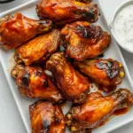 Homemade Hot & Spicy Baked Buffalo Chicken Wings recipe photo