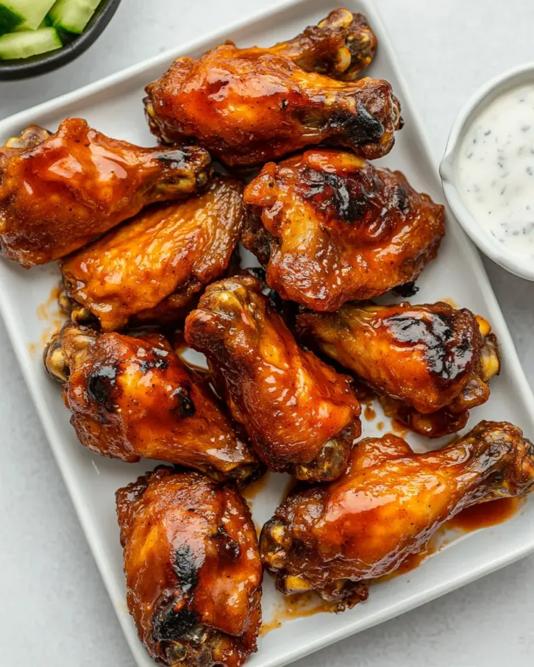 Homemade Hot & Spicy Baked Buffalo Chicken Wings recipe photo