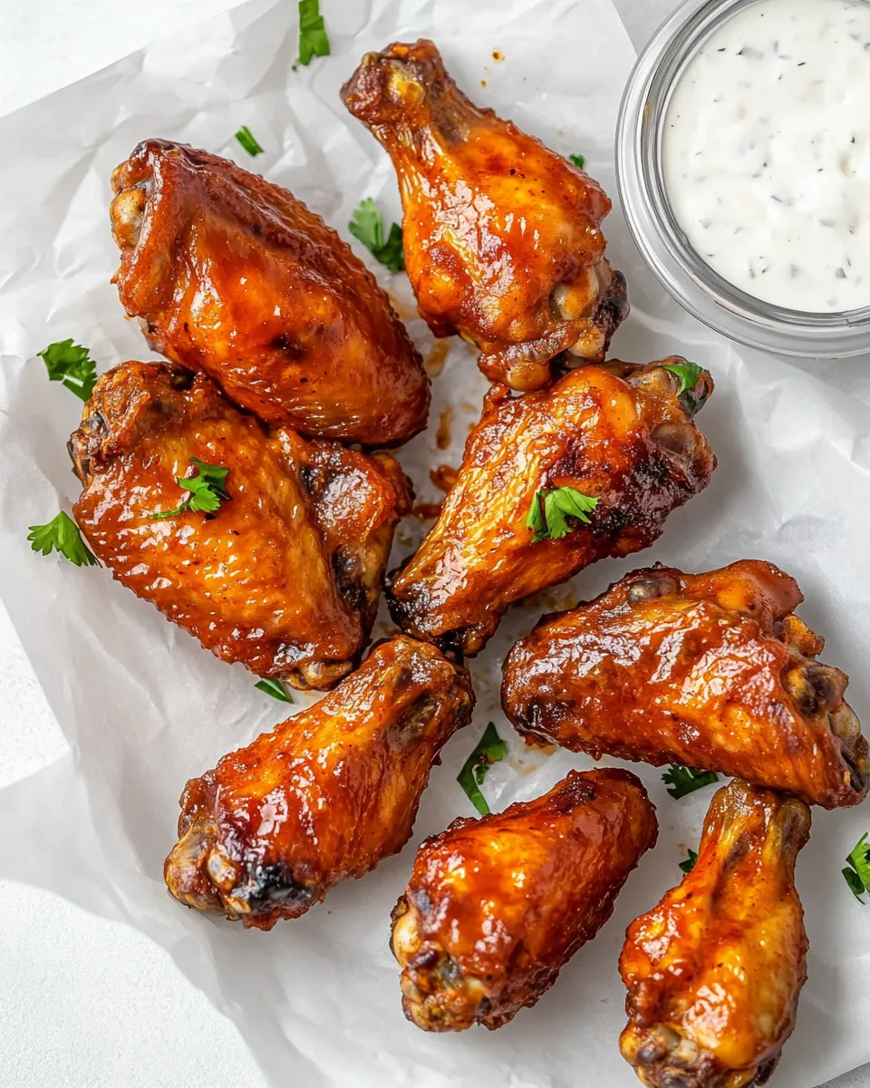 Classic Hot & Spicy Baked Buffalo Chicken Wings dish photo